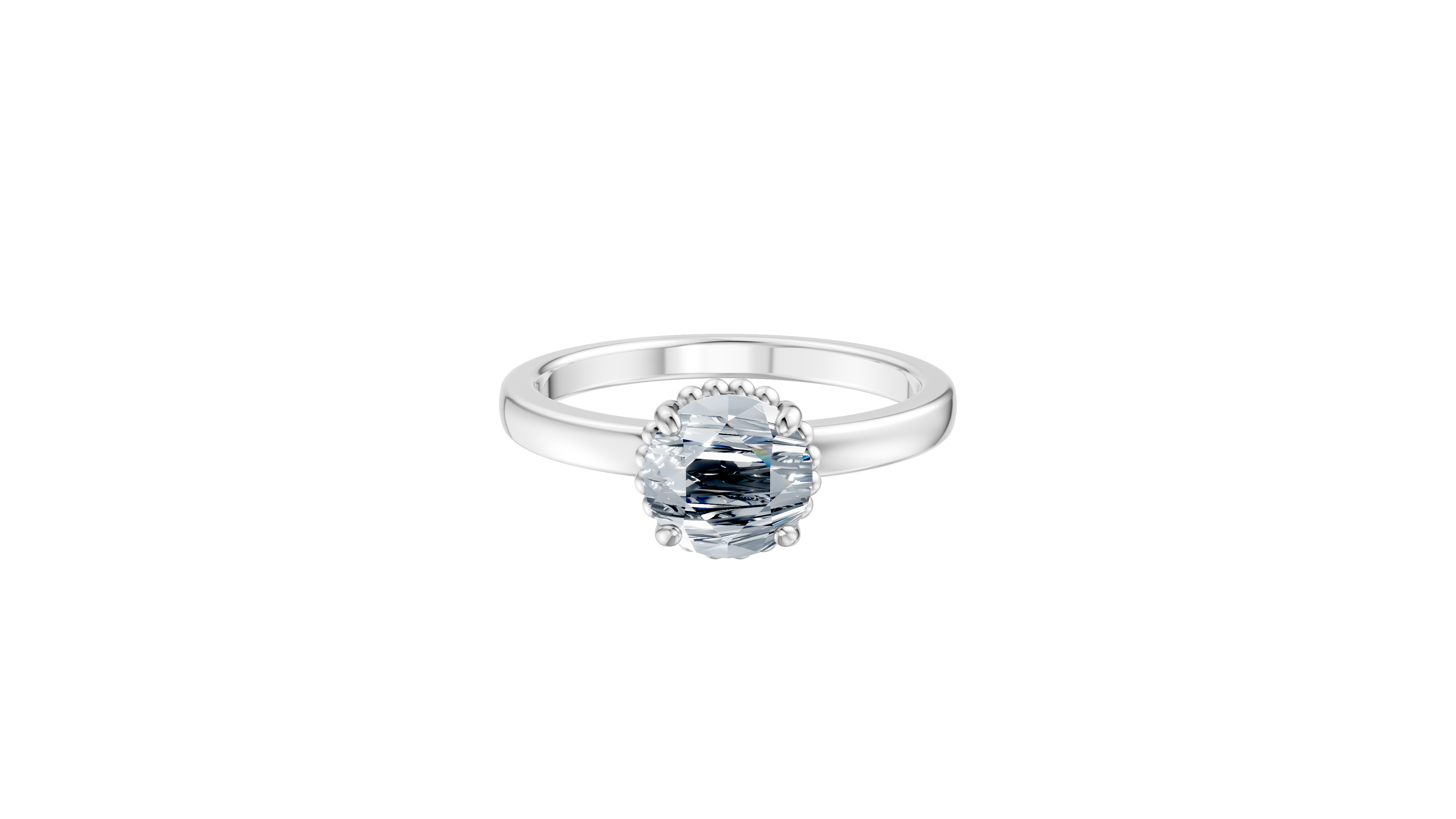 Vintage Crown Silver Ring