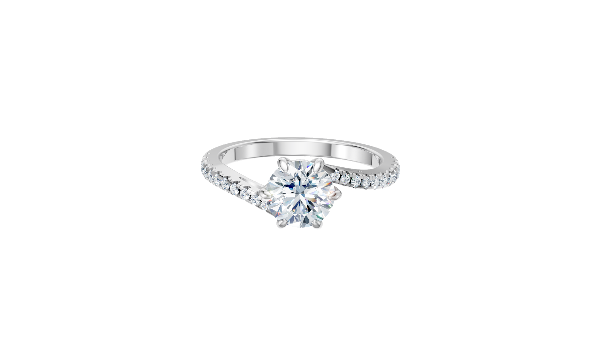 Sterling Silver Bypass Ring