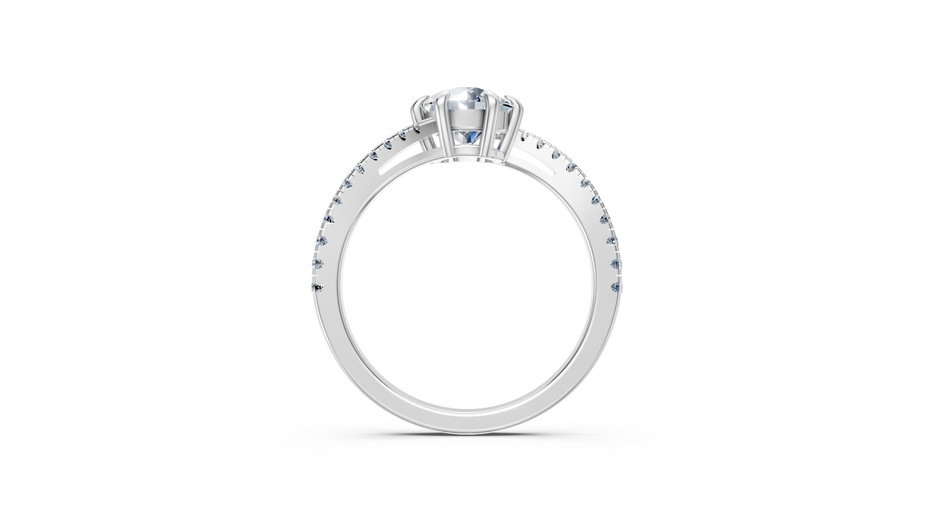 Sterling Silver Bypass Ring